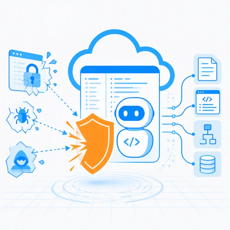 Иллюстрация к новости: AWS атакует главные слабости ИИ-агентов для кода: безопасность и контекст