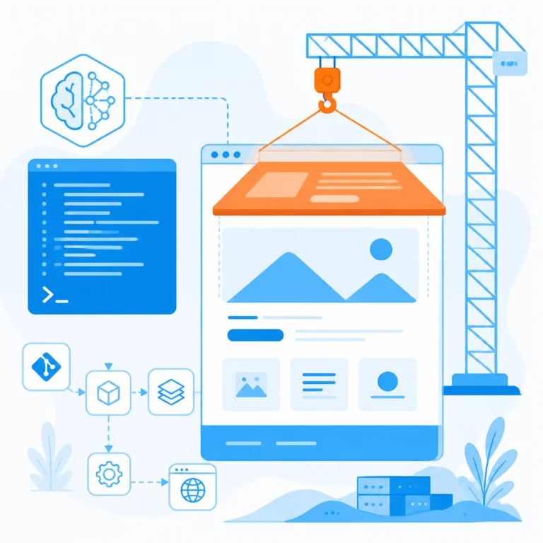 Иллюстрация к новости: Landforge: open-source система на базе Claude Code для автоматизации создания лендингов