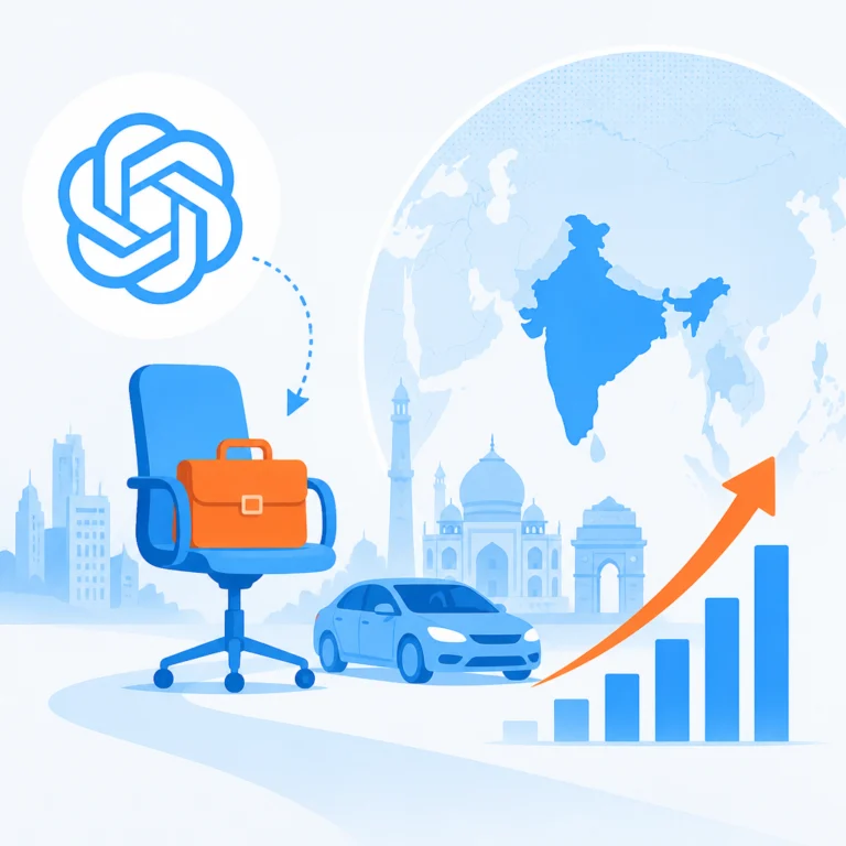 Иллюстрация к новости: OpenAI нанимает экс-главу Uber India для захвата крупнейшего рынка за пределами США