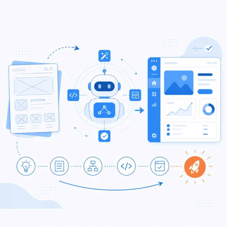 Иллюстрация к новости: От быстрого прототипа к production-ready: как системный подход с ИИ-агентом меняет разработку UI