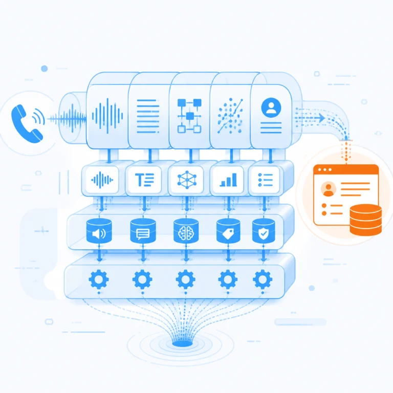 Иллюстрация к новости: Под капотом ИИ-агента для продаж: от звонка до CRM через многослойный пайплайн