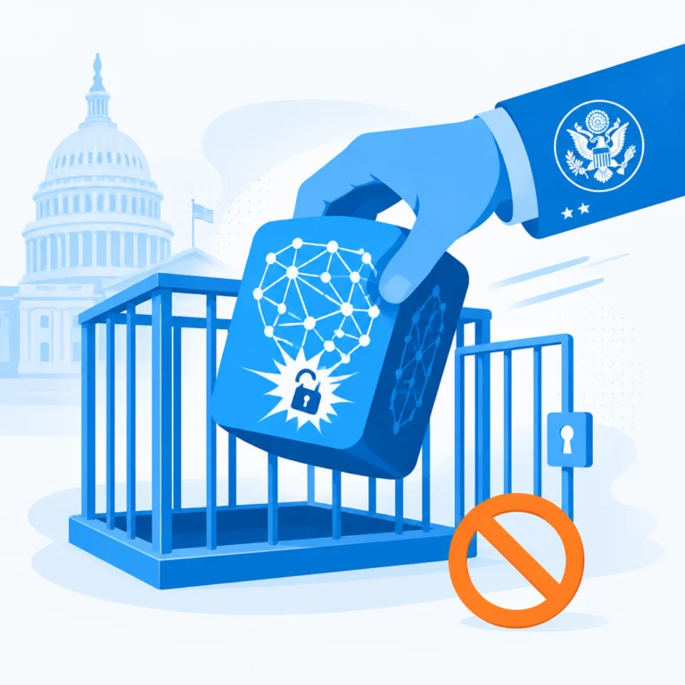 Иллюстрация к новости: Власти США принудительно отозвали самую мощную модель Anthropic из-за уязвимости