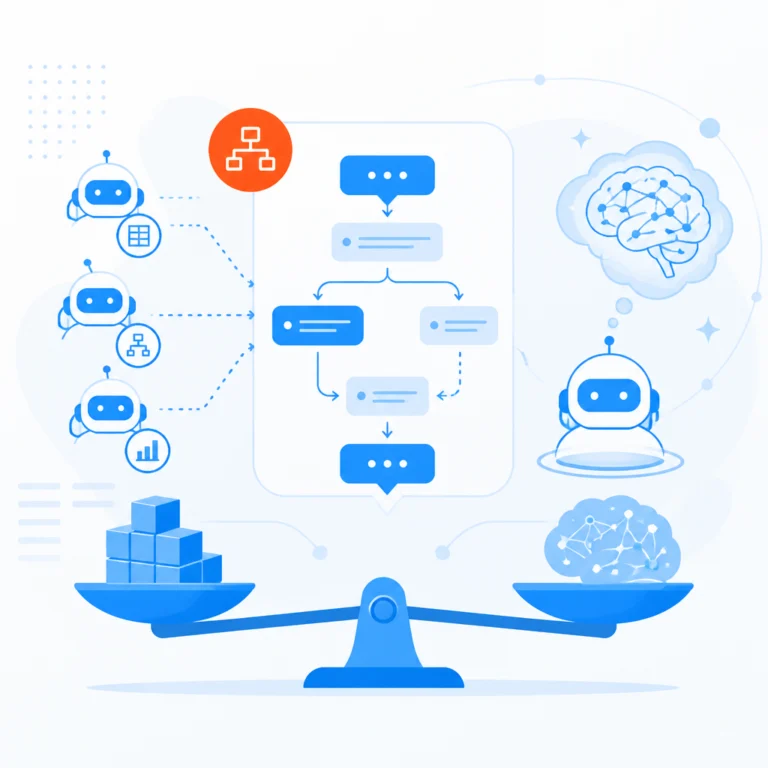 Иллюстрация к новости: CrewAI внедряет Conversational Flows для баланса логики и рассуждений в агентах