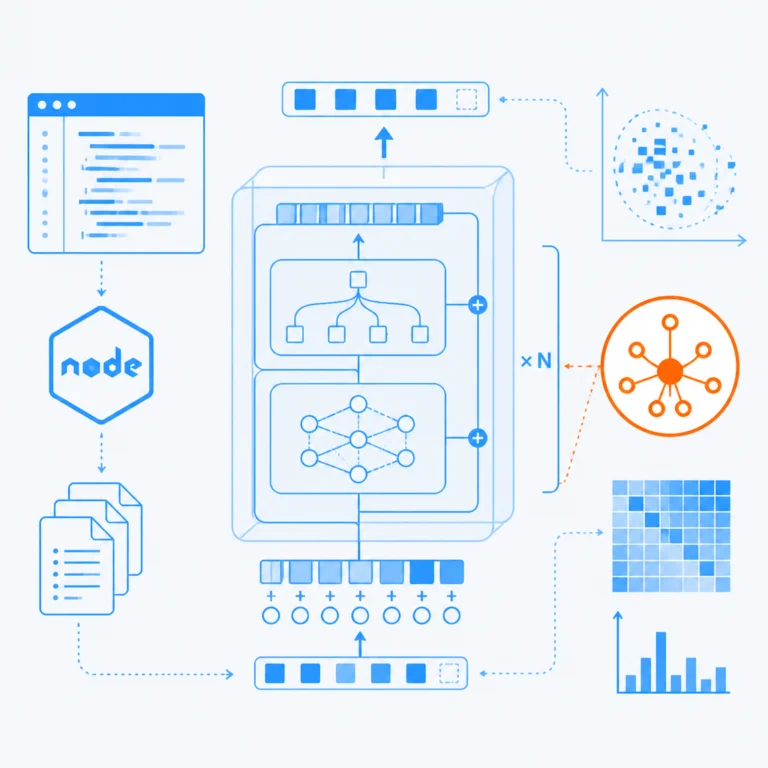Языковая модель с нуля на чистом Node.js: учебный проект для понимания механики трансформеров