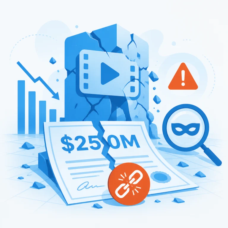 Сделка на $250 млн по VideoVerse рухнула из-за обвинений в мошенничестве