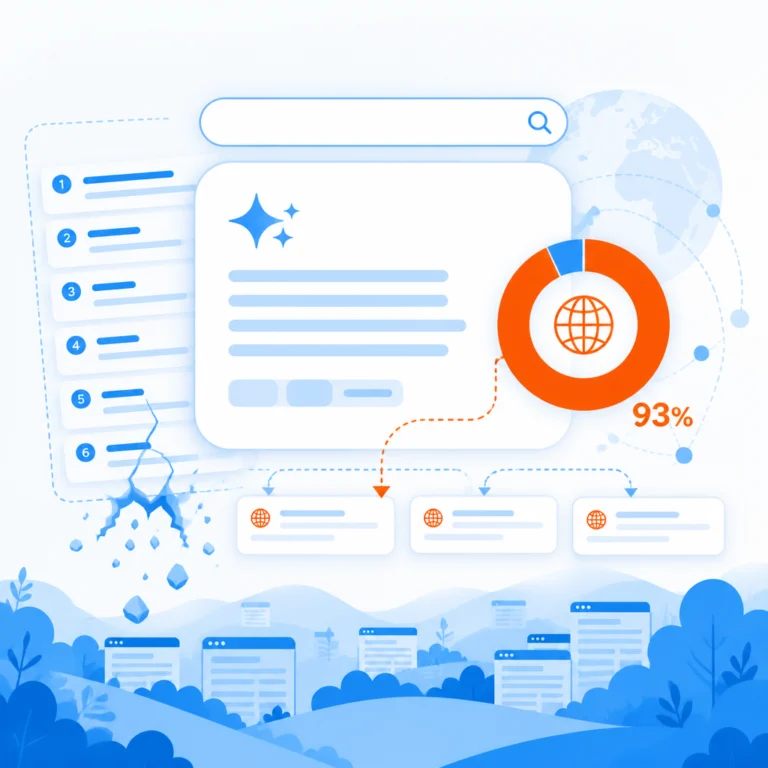 AI Overviews Google ломают SEO-правила: 93% ответов на русском используют источники вне топа